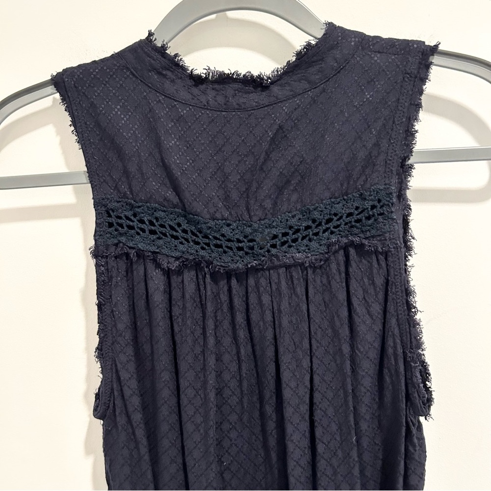 Free People Low Tide Bodysuit Navy Blue Size Small - Picture 9 of 12